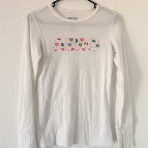 White Aeropostale Long Sleeves